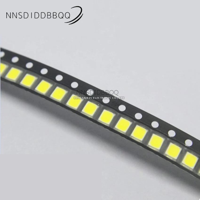 100pcs 2835 1W 0.5W 0.2W LED SMD 2800-3200K Warm White 3V 6V 9V 18V 150MA 100MA 60MA High Brightness