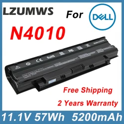 Batteria per Laptop N4010 11.1V 57Wh 5200mAh per Dell Inspiron J1KND N5110 N5010 N5050 M5110 N7110 N5040 Vostro 1440/1540/2520/3450