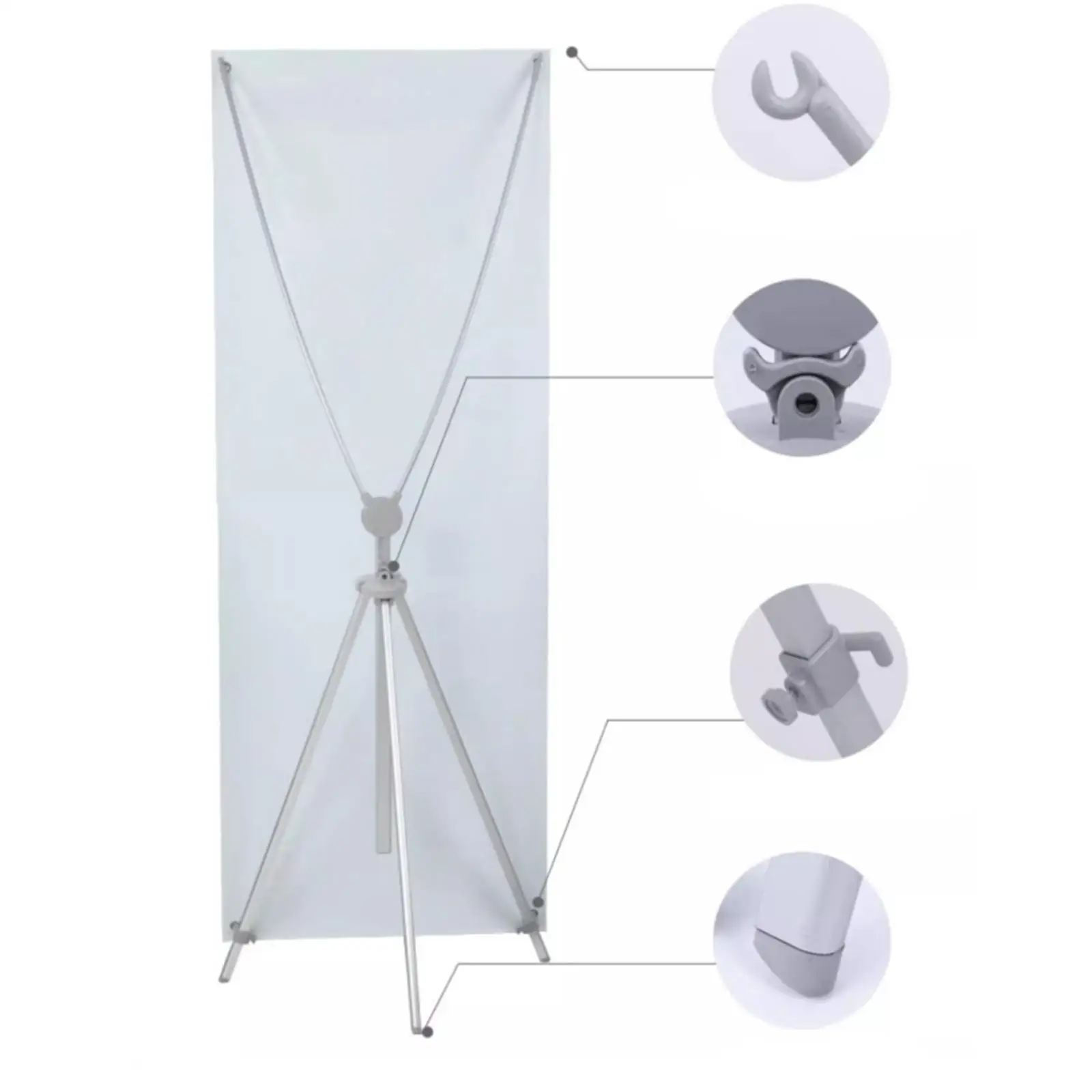 حامل لوحة الملصقات x حامل لافتة لأحداث بائع الإعلانات التجارية