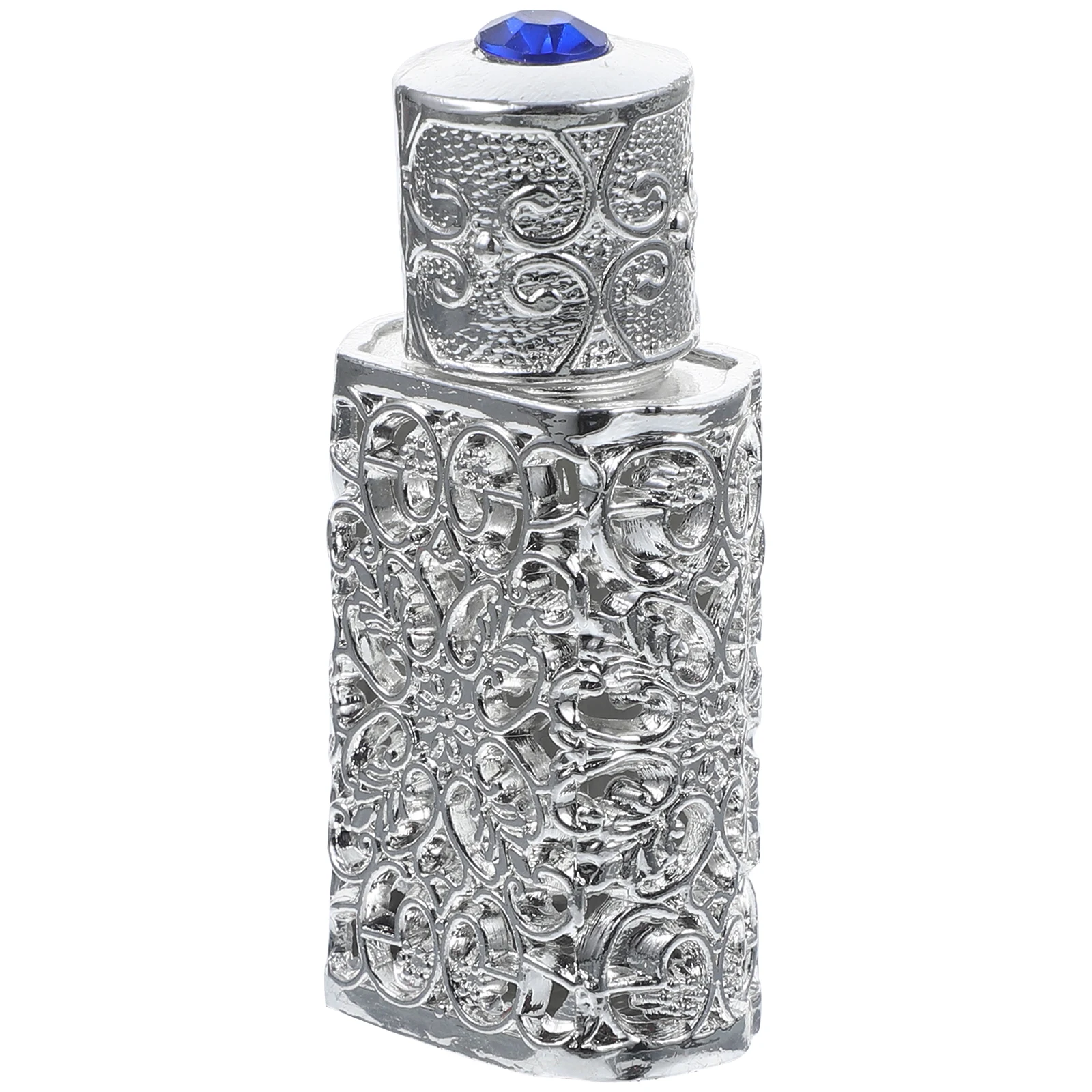 Mini bottiglie di profumo Contenitori da viaggio vuoti in lega di vetro vintage per la conservazione dell'aroma dell'olio essenziale riutilizzabili piccoli