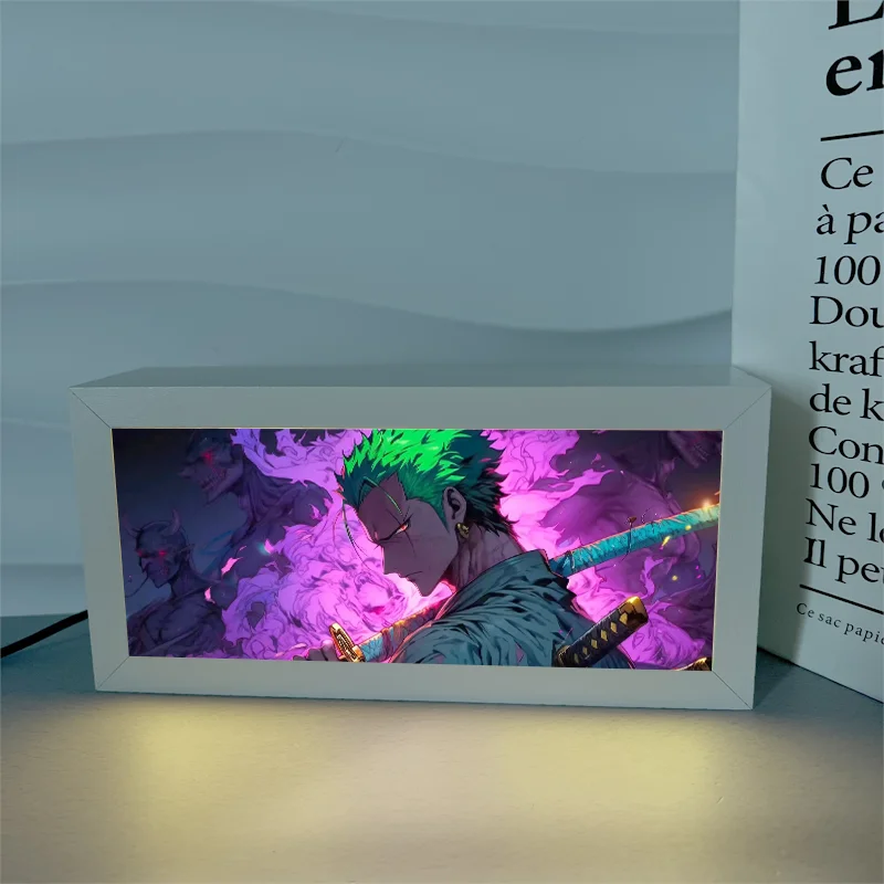 ワンピースルフィコスプレ 16 色ナイトライト絵画フィギュアモデル子供の寝室の装飾おもちゃギフト