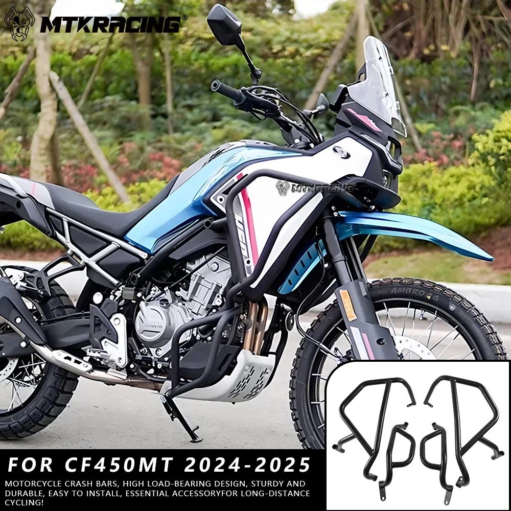 

MTKRACING для CFMOTO CF450MT 2024-2025, рама бампера мотоцикла, защита от царапин, комплект защиты от падения, защитный чехол для двигателя