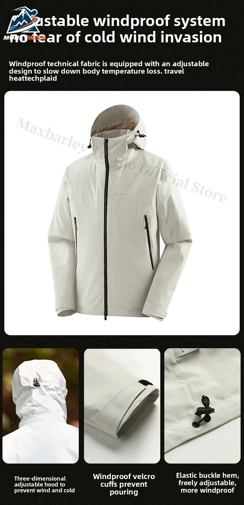 MONEYWISH زوجين تهمة سترة هارد شل الرياضة في الهواء الطلق يندبروف مقاوم للماء تنفس معطف مقنع الترفيه التخييم التنزه معطف