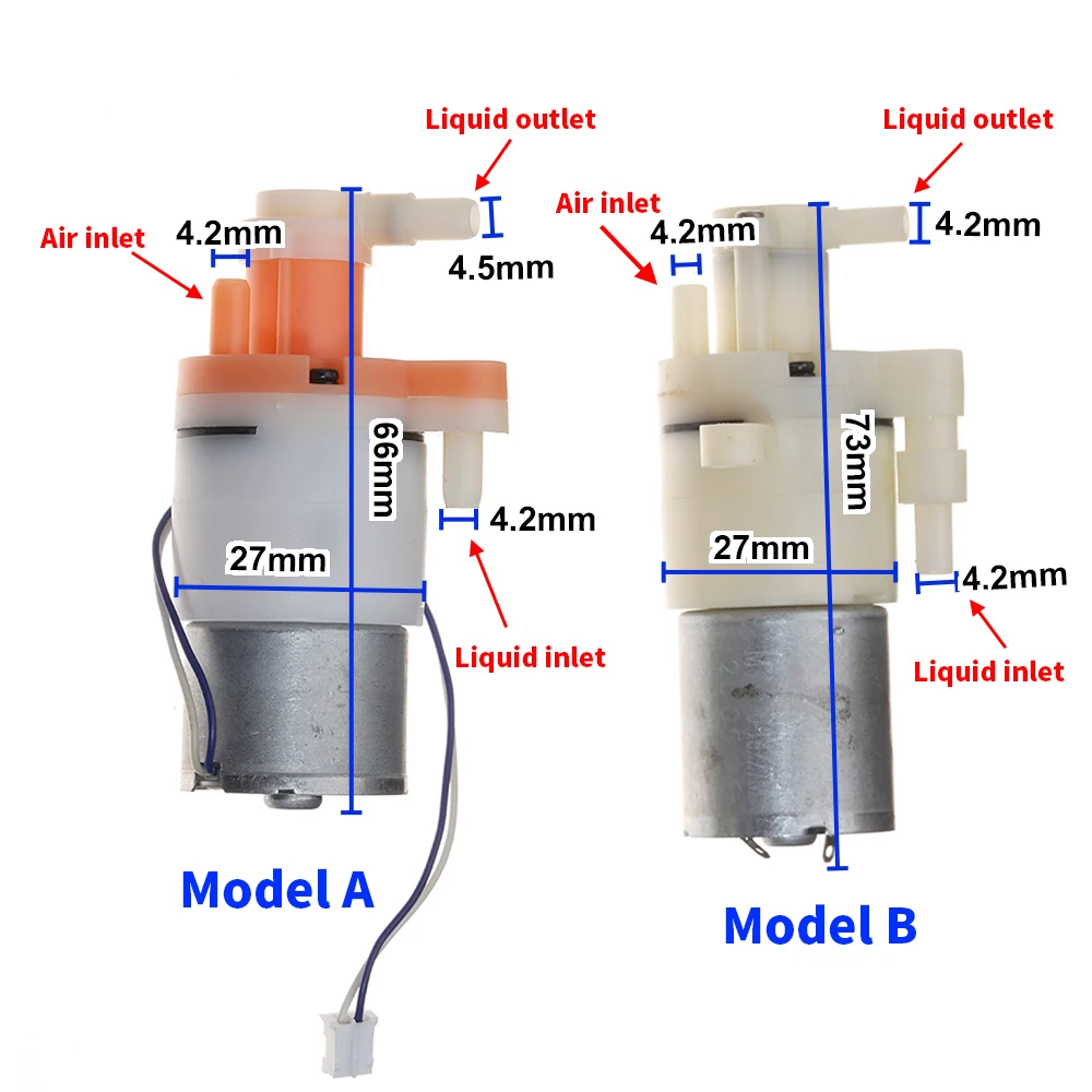 1PCS Mini Soap Bubble Pump DC 3V 3.7V 5V 6V Induction Hand Washing Machine Foam 320 350 Pump Soap Liquid Disinfection Bubble