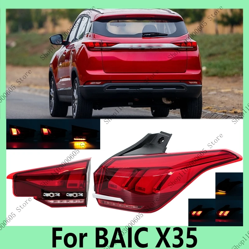 

For BAIC X35 Automobile Accessories Taillight Assembly Turn Signal Brake Signal Light A00091199 A00091200 A00091197 A00091198