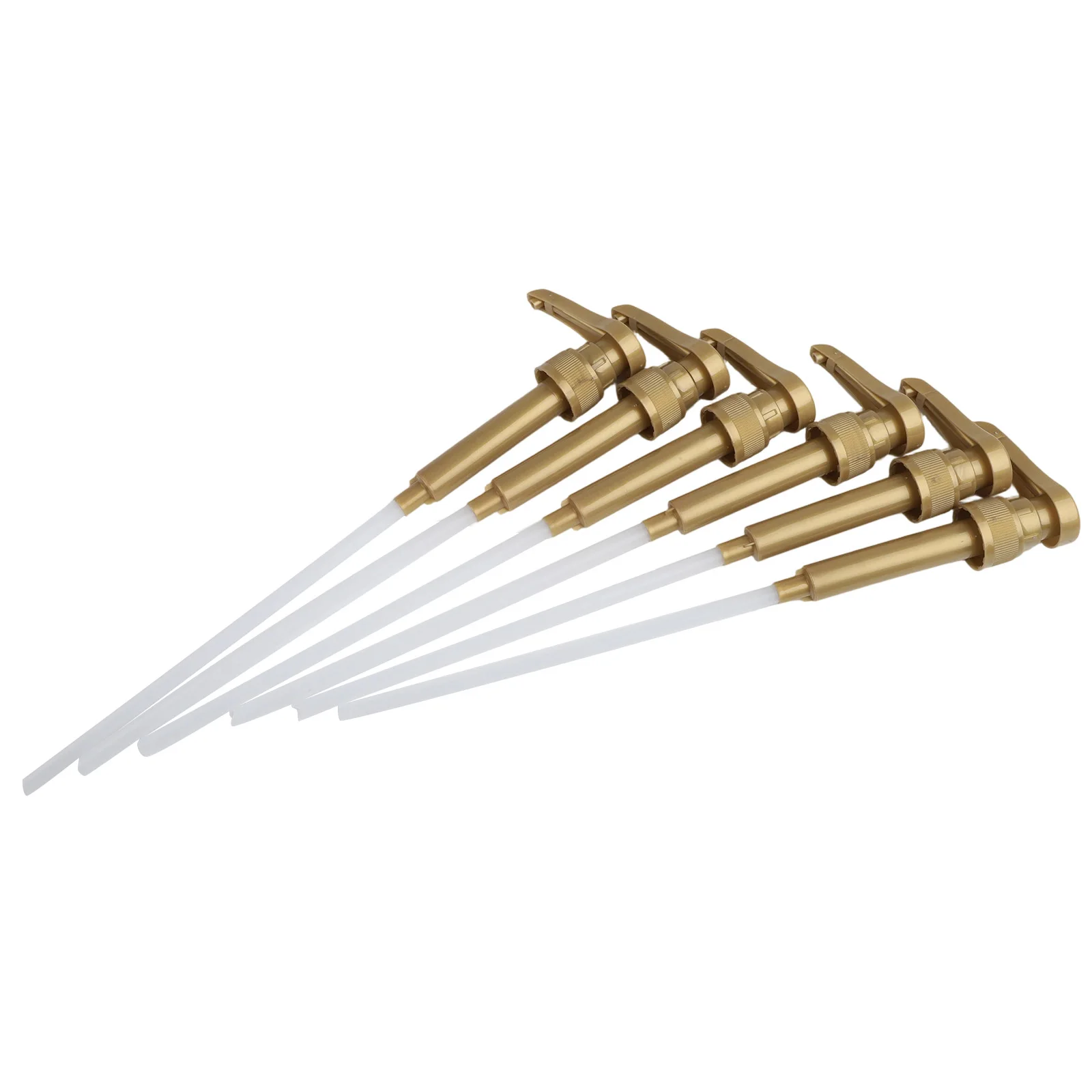 Versatile Kitchen Dispenser Bar Tool Press Type Dispenser Color As Shown Syrup Pump Head Food-grade PP Stainless Steel Spring