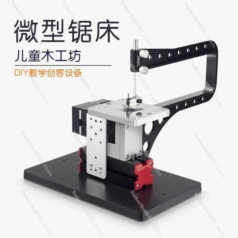 Micro Saw Bench Metal Bow Arm Jigsaw DIY Model Making Mini Safe Scroll Saw