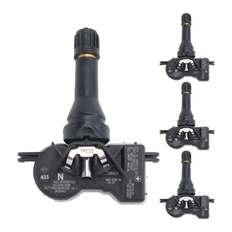 

4 шт. датчик давления в шинах TPMS 407004CB0B для Nissan Qashqai J10 J11 X-Trail NV200 Leaf Juke Note для Lada Vesta Granta Tpms