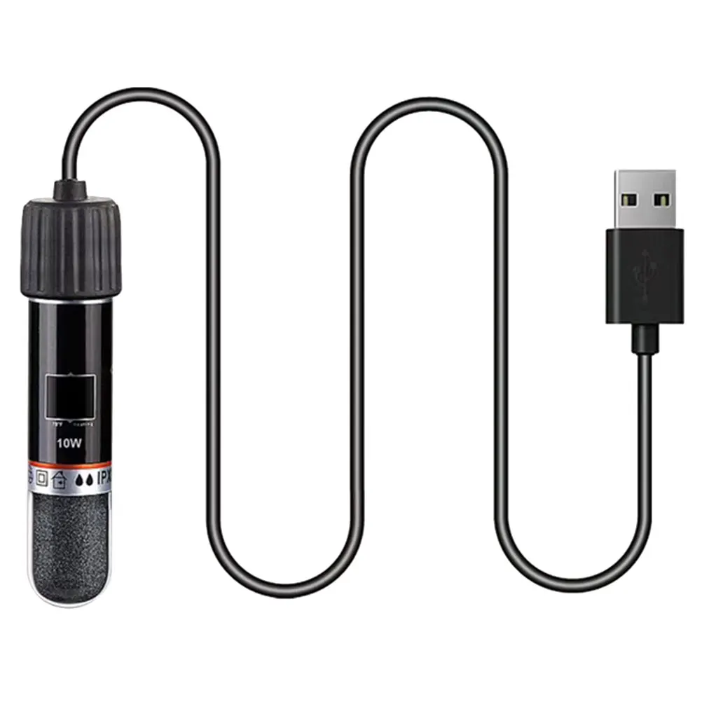 

Mini Aquarium Heater Constant Temperature USB Fish Tank Heating Small Betta Pond Heaters Desktop Thermal Saving
