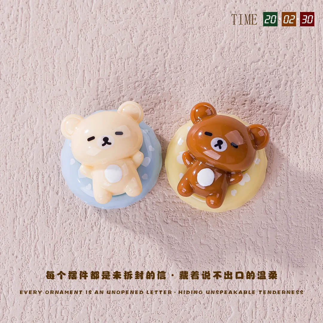 Micro landscape creative, joyful, relaxing bear DIY decoration, high-end, niche, vehicle-mounted, desktop small accessory
