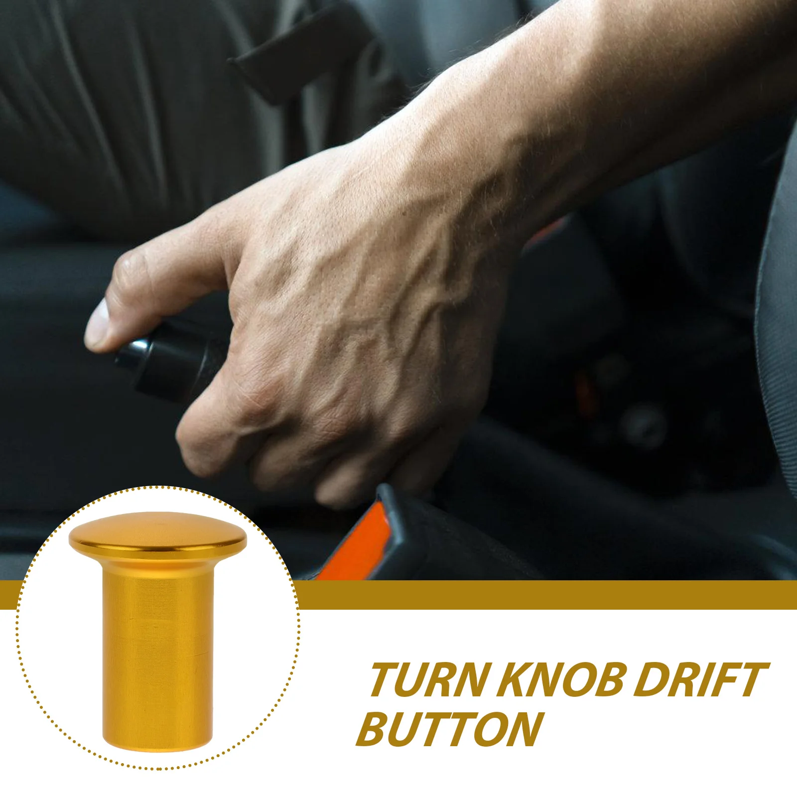 

brake Button Drift Cap Aluminum Alloy Car Supply Universal Fit Turn Lever Tip Brake H Decorative Knob