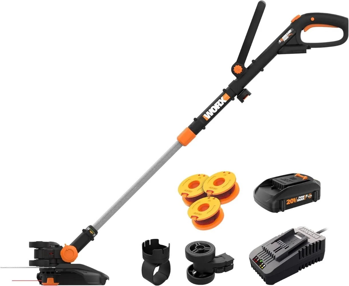 

Машинка для стрижки травы Worx GT Revolution, Триммер 20 в, 12 дюймов, мини-косилка, WG170.2