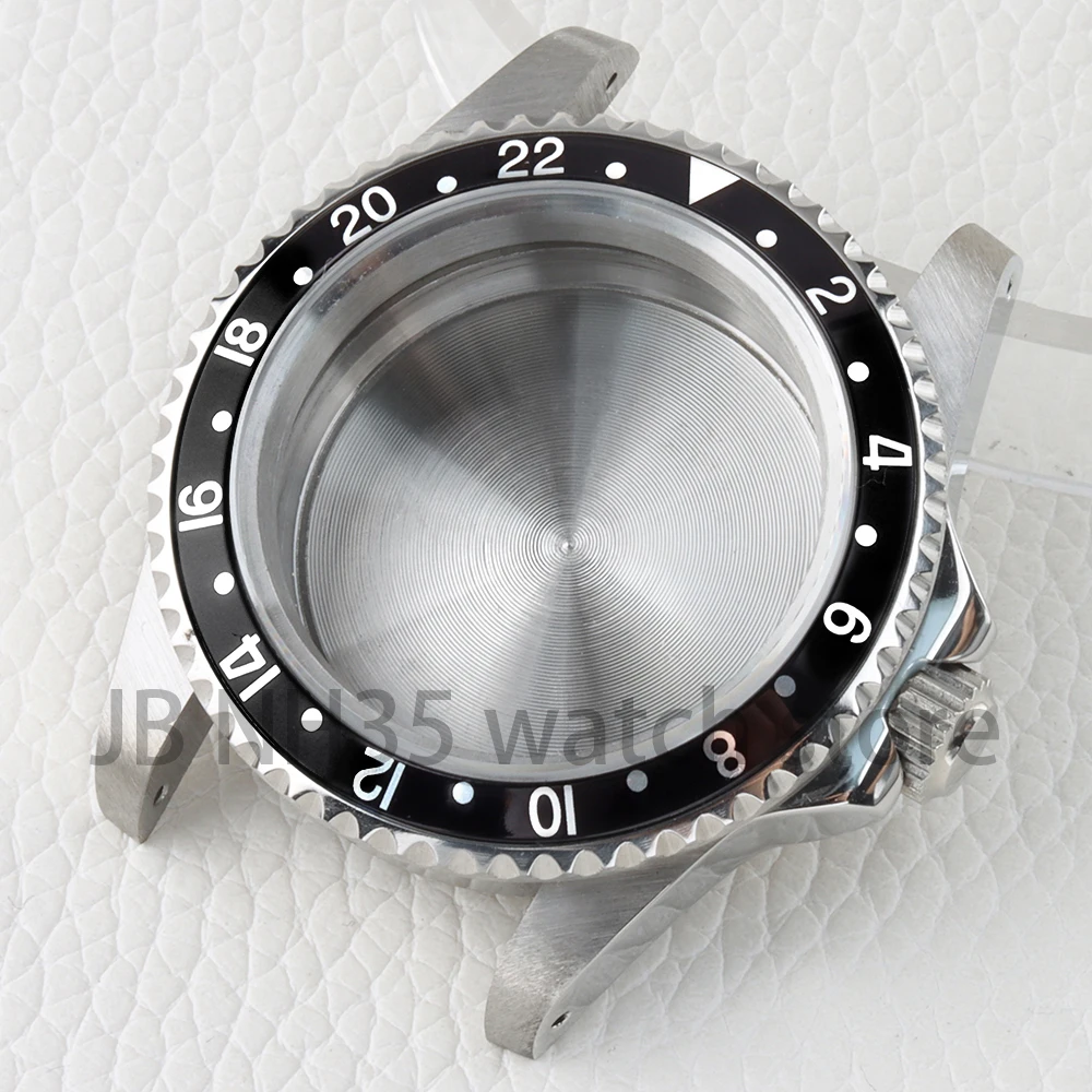 

39.5mm NH35 Watch Case Black Bezel Sapphire for Vintage NH35 NH36 Movement 28.5mm Dial 316L Stainless Steel 10ATM Waterproof