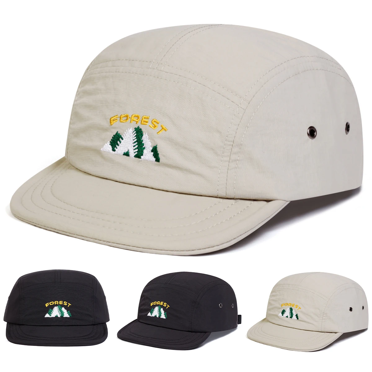 Unisex FOREST Embroidery Quick Drying Baseball Caps Spring S