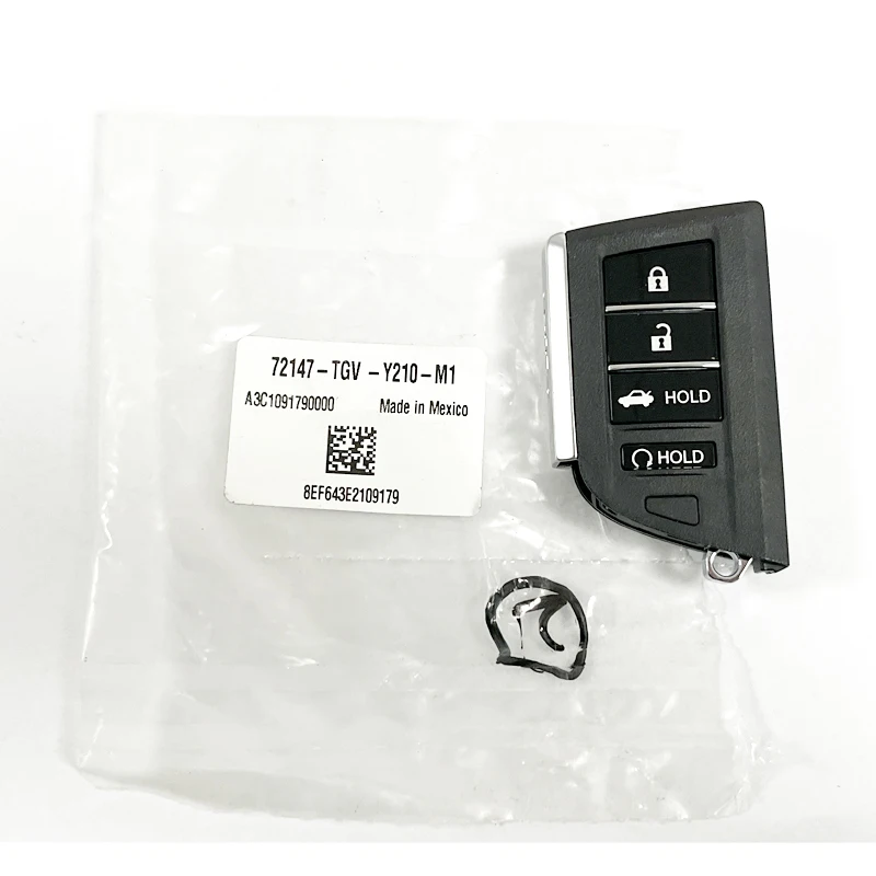 

CN054008 Original For Acura 4 Button Smart Key / FCC ID: 72147-TGV-Y210-M1 / A3C1091790000 434MHZ 47 Chip