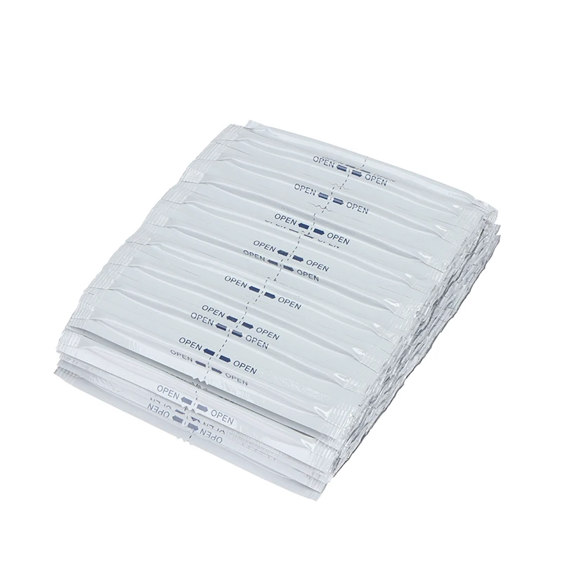 Cotonetes de algodão álcool molhado, cabeça dupla limpeza vara para iqos 2.4 plus ltn, 100pcs