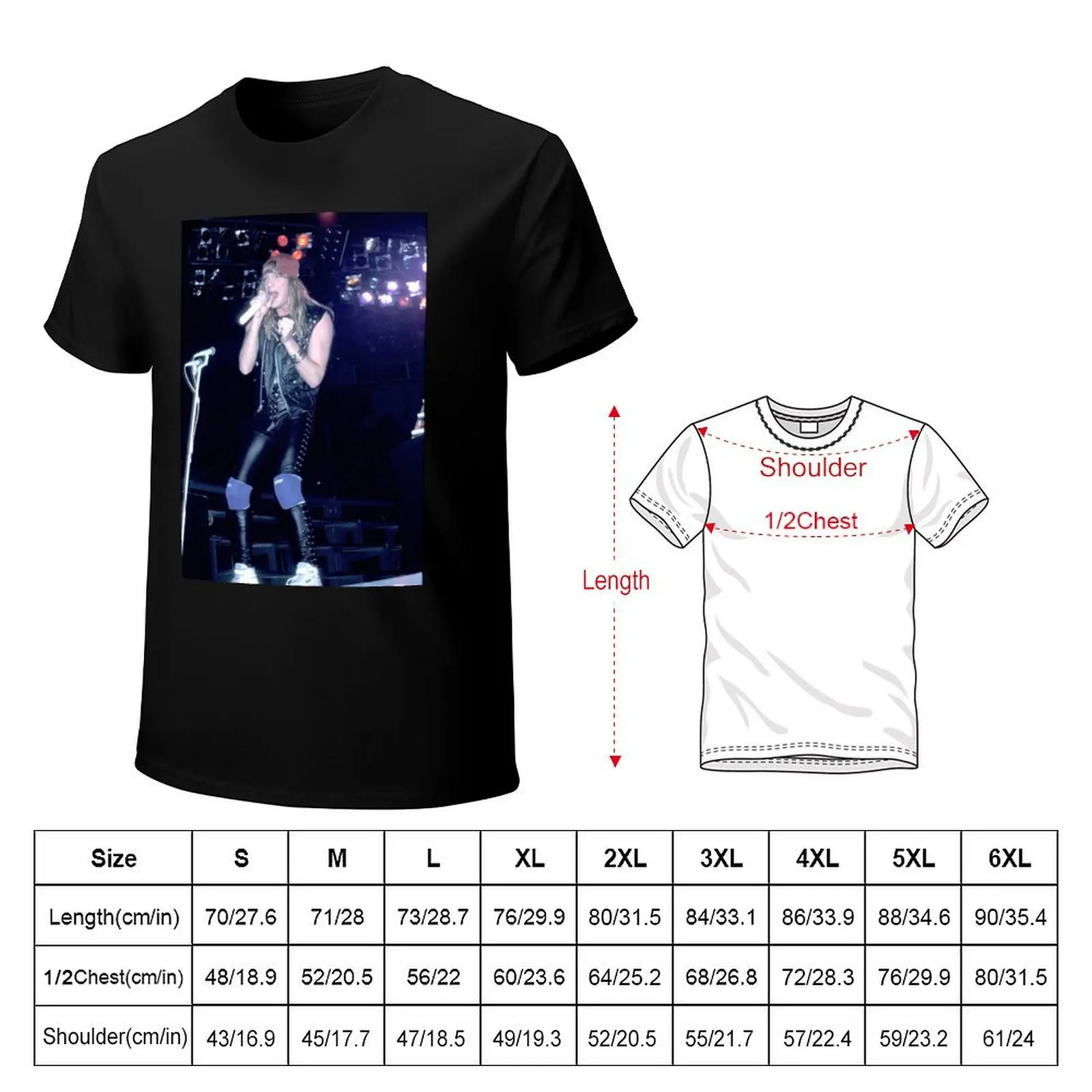 Jani Lane Warrant Photograph T-Shirt t shirt man designer T-Shirt