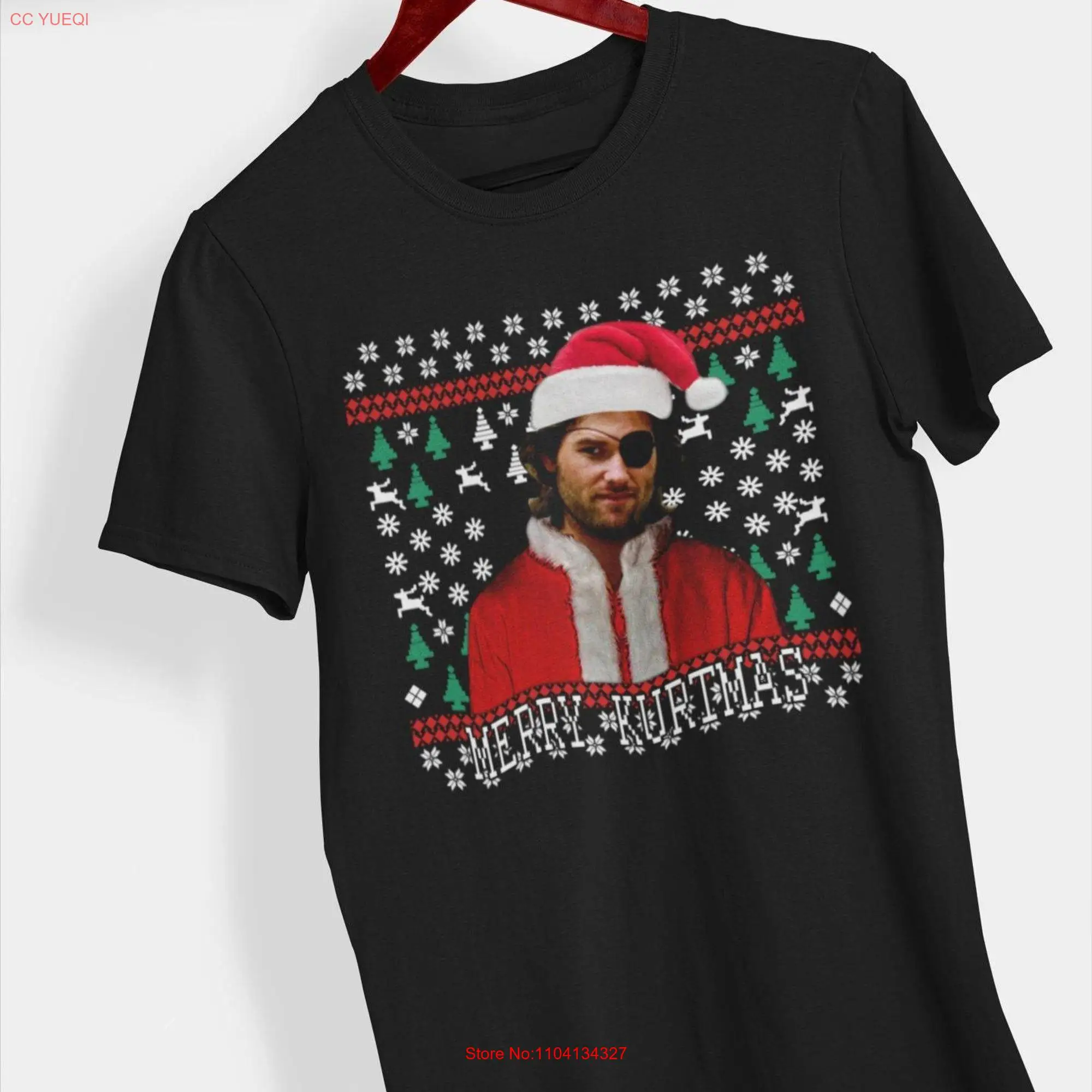 Merry Kurtmess T Shirt Kurt Russell long or short sleeves