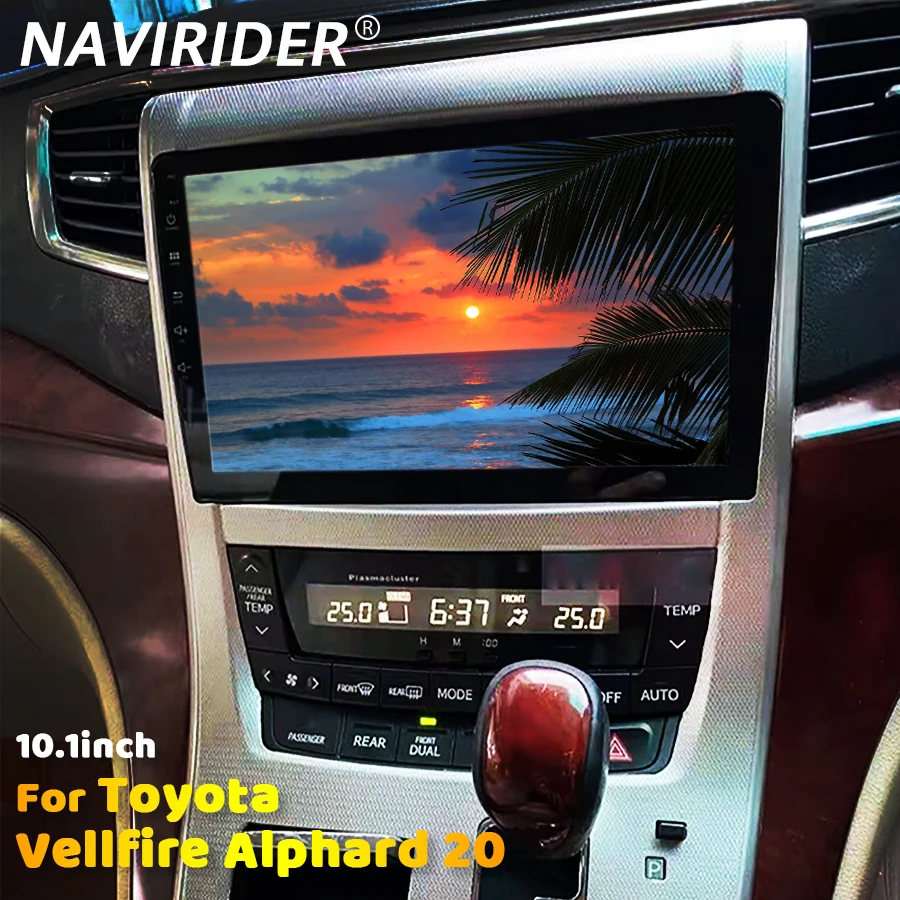 For Toyota Vellfire Alphard 20 Series 2011 - 2014 Car Radio Multimedia Video Player Navigation Stereo GPS Android 14 No 2din GPS