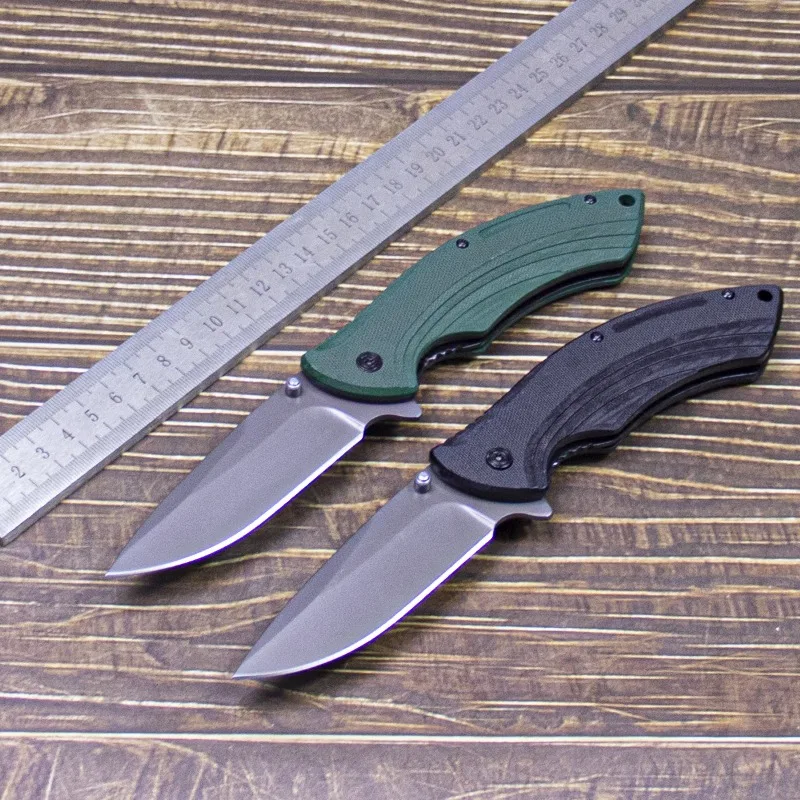 

High Hardness Portable Pocket Camping Outdoor Folding Knife G10 Handle Hunting Survival Tactical Utility Fruit Knives EDC Tools