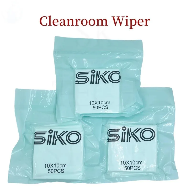 

Soft Cloth 50Pcs/Bag Cleanroom Wiper 10x10cm Non Dust Cloth Dust Free Paper Phone LCD Repair Tool For Class 1-10000 Clean Rooms