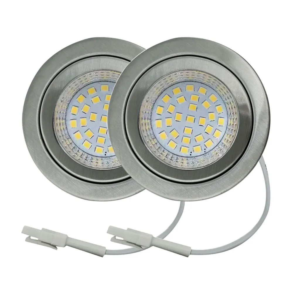 conduziu a luz da capa da escala do fogao para a lampada de armario do exaustor de fumo de vidro transparente do furo de 60 mm 20w lampada do halogenio 2 pacote 230v 25w 01