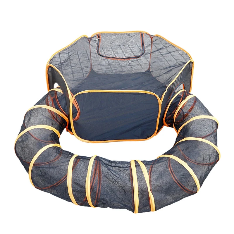 

Cat Tunnel Pet Supplies Cat Play Tunnel Foldable Cat Tunnel Toy Suede Drill Barrel for Indoor