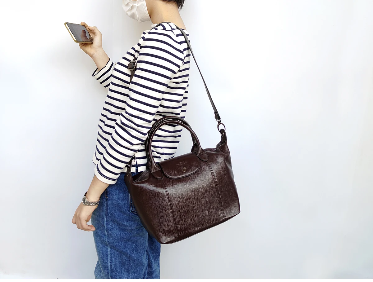 top-layer-cowhide-leather-crossbody-bag-women's-handbag-tote-dumpling-commuter-bag-soft-structure-casual-sle-large-size