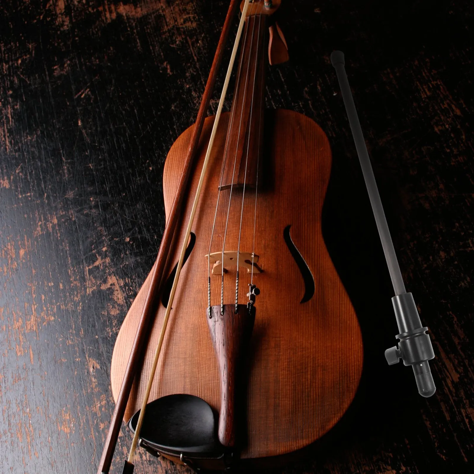 

1Pcs Professional Double Bass Endpin Solid Rod for Ground Contact Reduction Ideal Bass