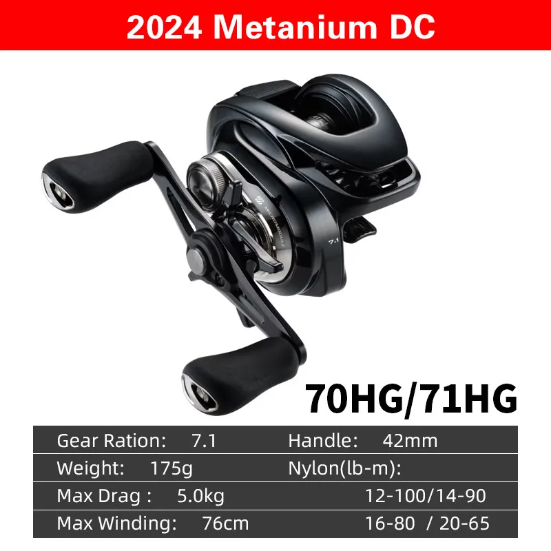 yucco.　SHIMANO nium DC 6:2:1 SHIMANO Metanium DC Baitcast Reel 6.2:1 175g