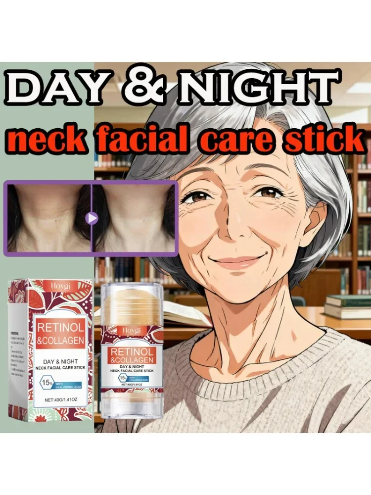 

Retinol & Collagen Neck Cream Neck Face Firming Stick Firming Moisturizing Lifting Hyaluronic Acid for All Skin Types