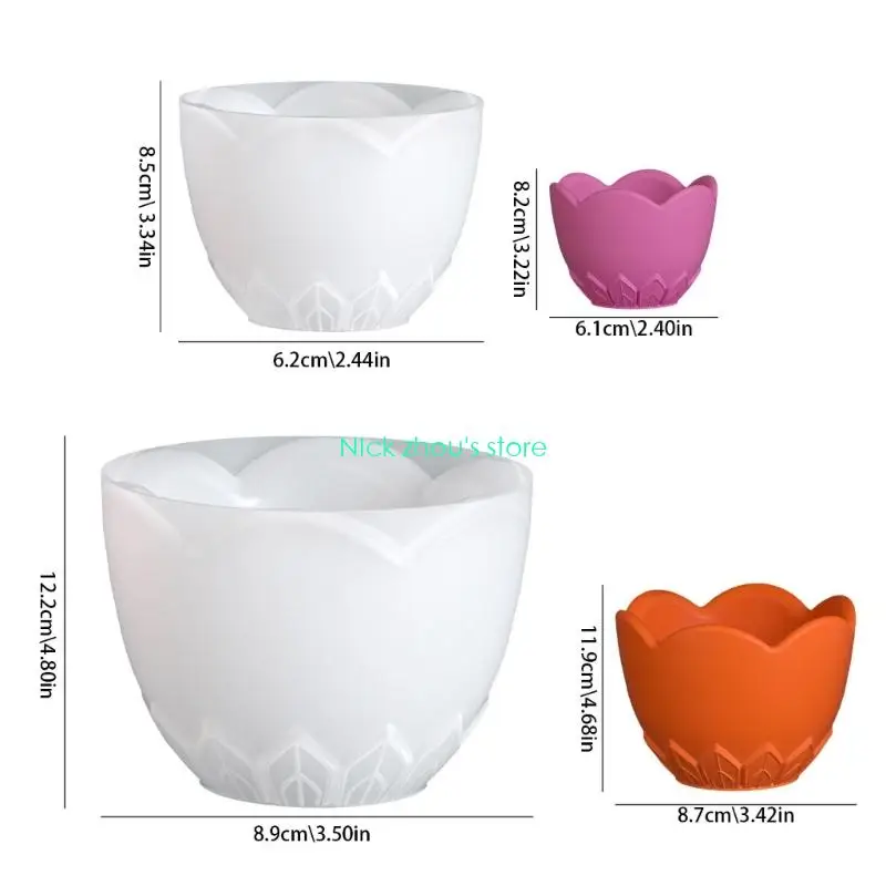 E15E قوالب صندوق مجوهرات من الراتينج على شكل ورقة شجر مناسبة للحرف اليدوية وصنع الهدايا #6