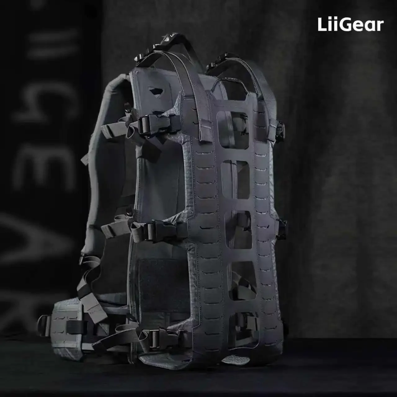Lii Gear HEATHEN Lightweight Backpack Frame 45-60L, Ergonomic Outdoor Hiking