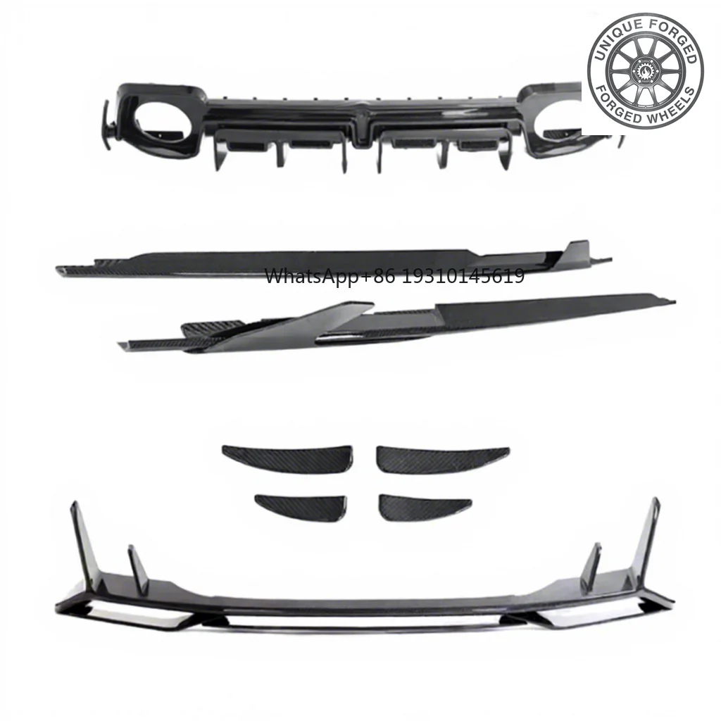 26 Styles YICKU High Quality Body Kit For Audi R8 Upgrade Capristo Style Front Bumper Side Skirt Rear Bumper Carbon Fiber