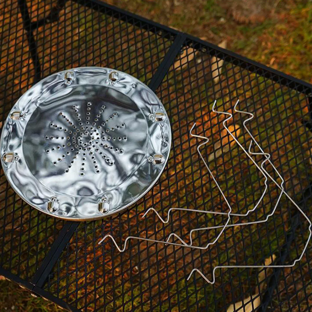 

1Pcs Stainless Steel Toast Rack Foldable Bread Toaster Camping Stove Toaster Portable Outdoor Bbq Equipment Bread Toast Rack