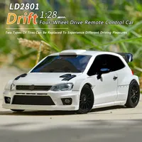 LD2801 1/28 Mini RC Car 2.4G Drift Racing Remote Control Vehicle 4WD RTR High Speed Mini RC Model Toys for Children
