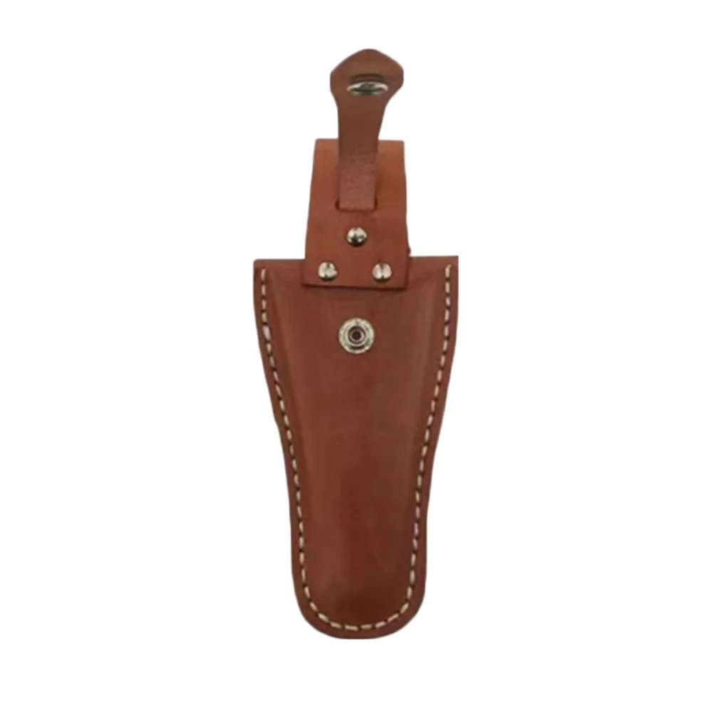 กระเป๋าใส่เครื่องมือหนังสําหรับกรรไกรช่างไฟฟ้าและคีมเชื่อมพร้อมตัวยึดที่ปลอดภัยและตะขอเกี่ยวเข็มขัดแบบยืดหยุ่น