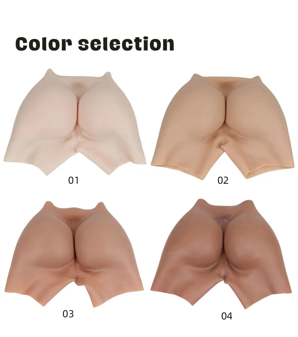 Silicone Butt Hip Enhancement Pants Oversize Crossdresser Artificial Hip Shaper Pads Enhancer Panties for Drag Queen