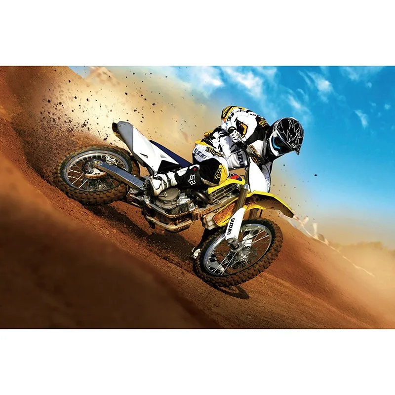 Kawasaki Motorcycle Motor Race 38 Posters Pictures Canvas Wall Art Home Decor Paintings for Living Room Decoration