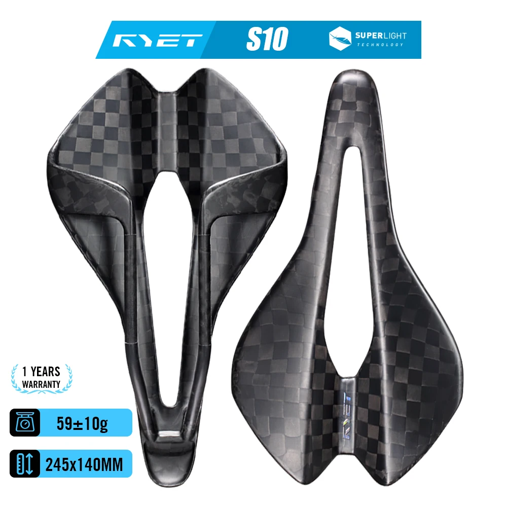 

Углеродное велосипедное седло RYET 72 г 7x9 мм, овальная направляющая для триатлона, дорожная MTB, гравийная велосипедная подушка, велосипедные детали для пробного времени XC Enduro
