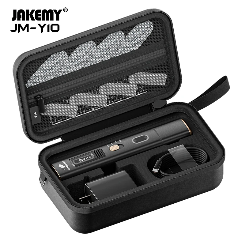 JAKEMY 35W 40kHz 2-in-1 Handheld Ultrasonic Cutter & Polisher, Dedicated To Fast and Efficient Cutting, Grinding, and Polishing