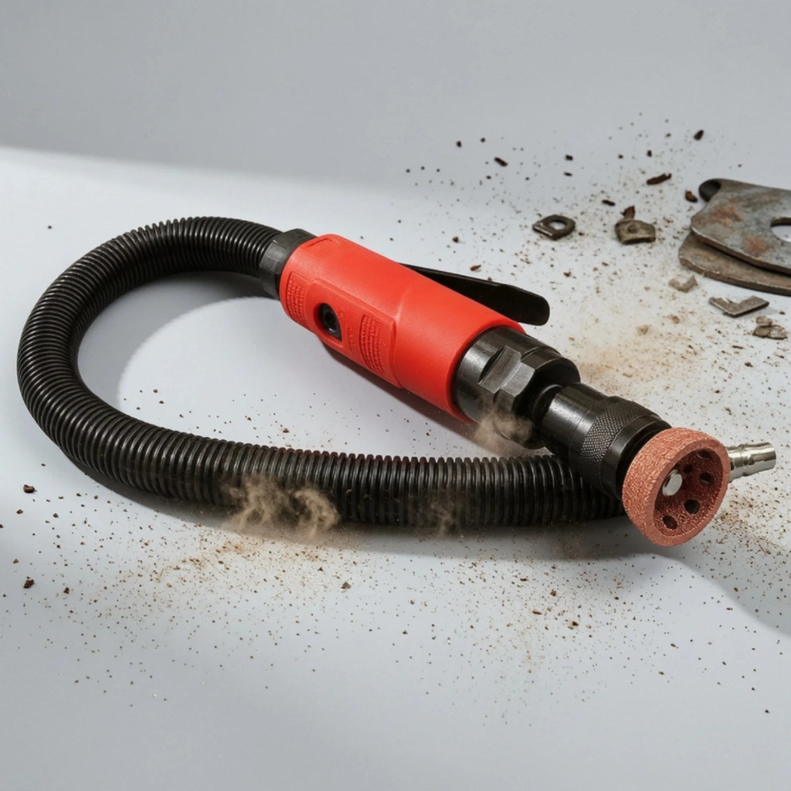 Tire Repair Grinding Tool with Flexible Air Hose Professional-Grade Low-Speed Air Grinder for Workshops