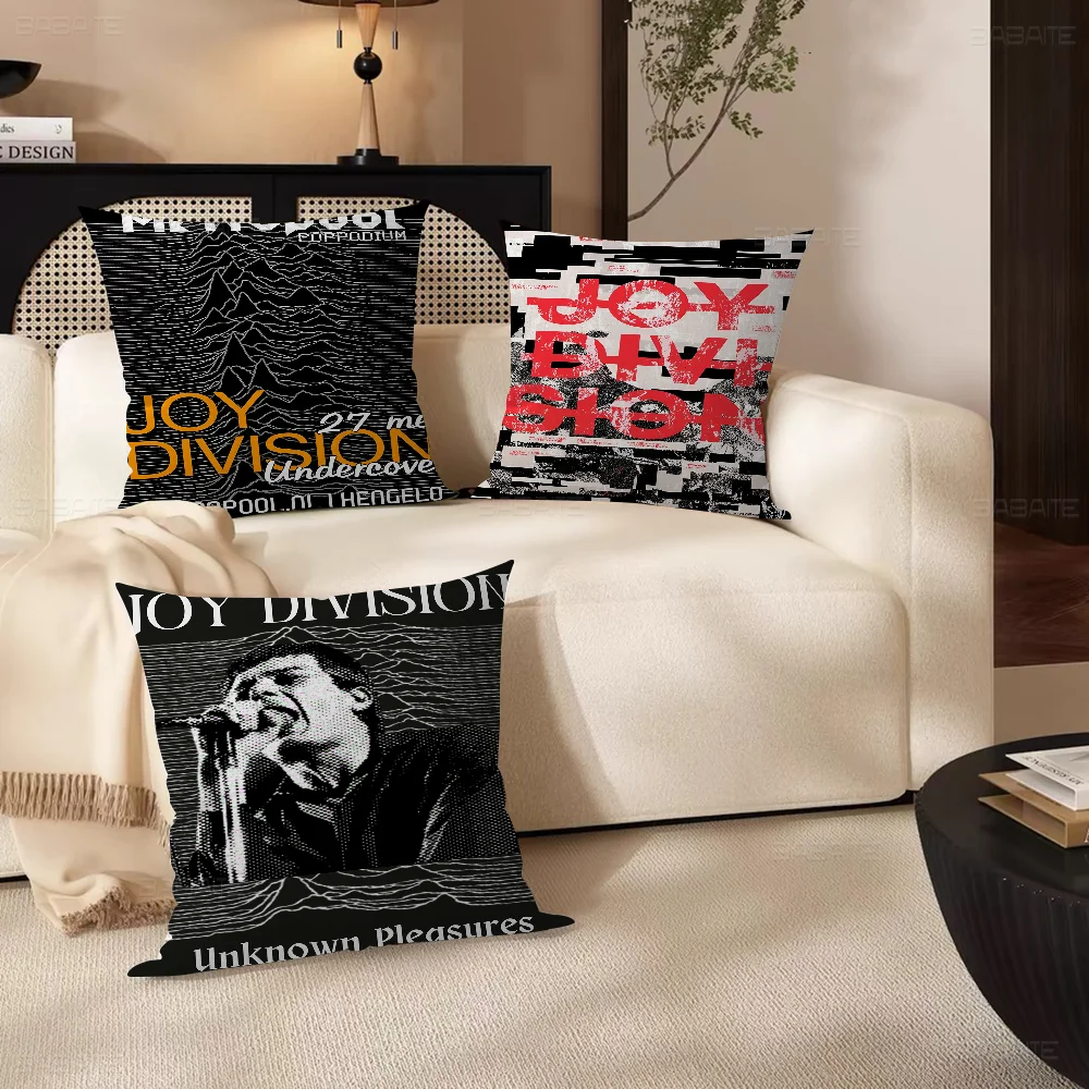 Band J-Joy D-Division Cushion Cover Pillowcase Upholstery Sofa Throw Pillow Home Decor Pillowcas