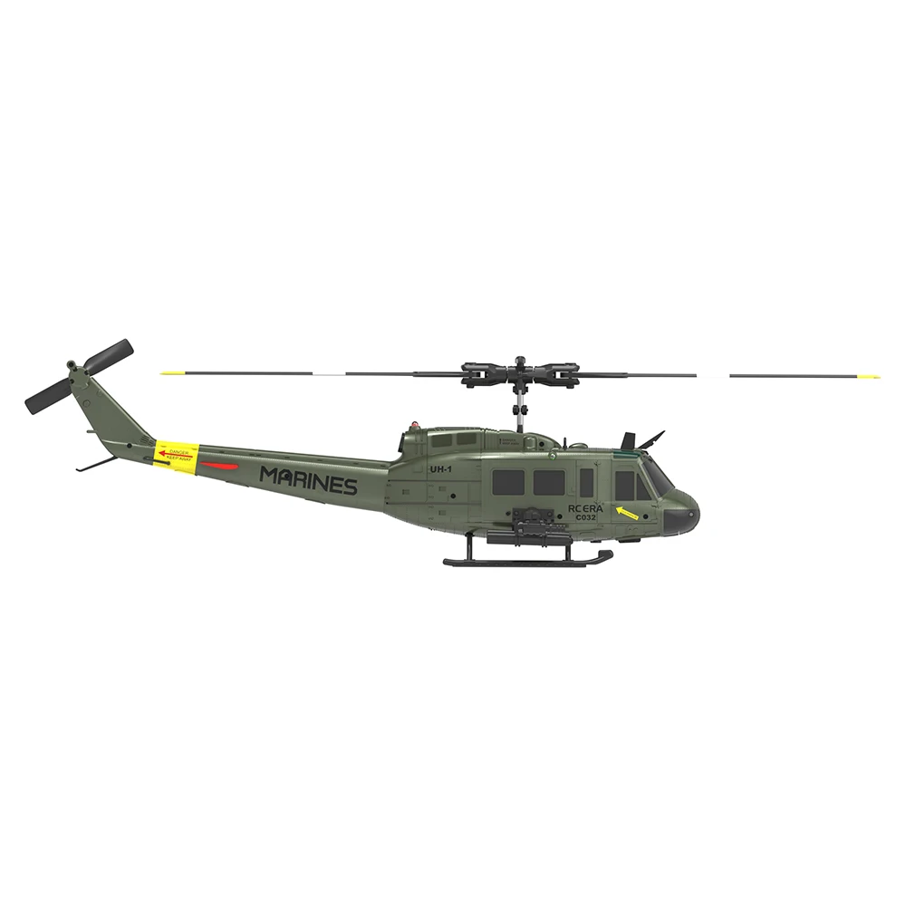 RC عصر RC هليكوبتر C032 1:48 مقياس هيوي هليكوبتر UH-1 6-محور الدوران 6 قناة ثلاثية الأبعاد فرش السيارات طائرات التحكم عن بعد