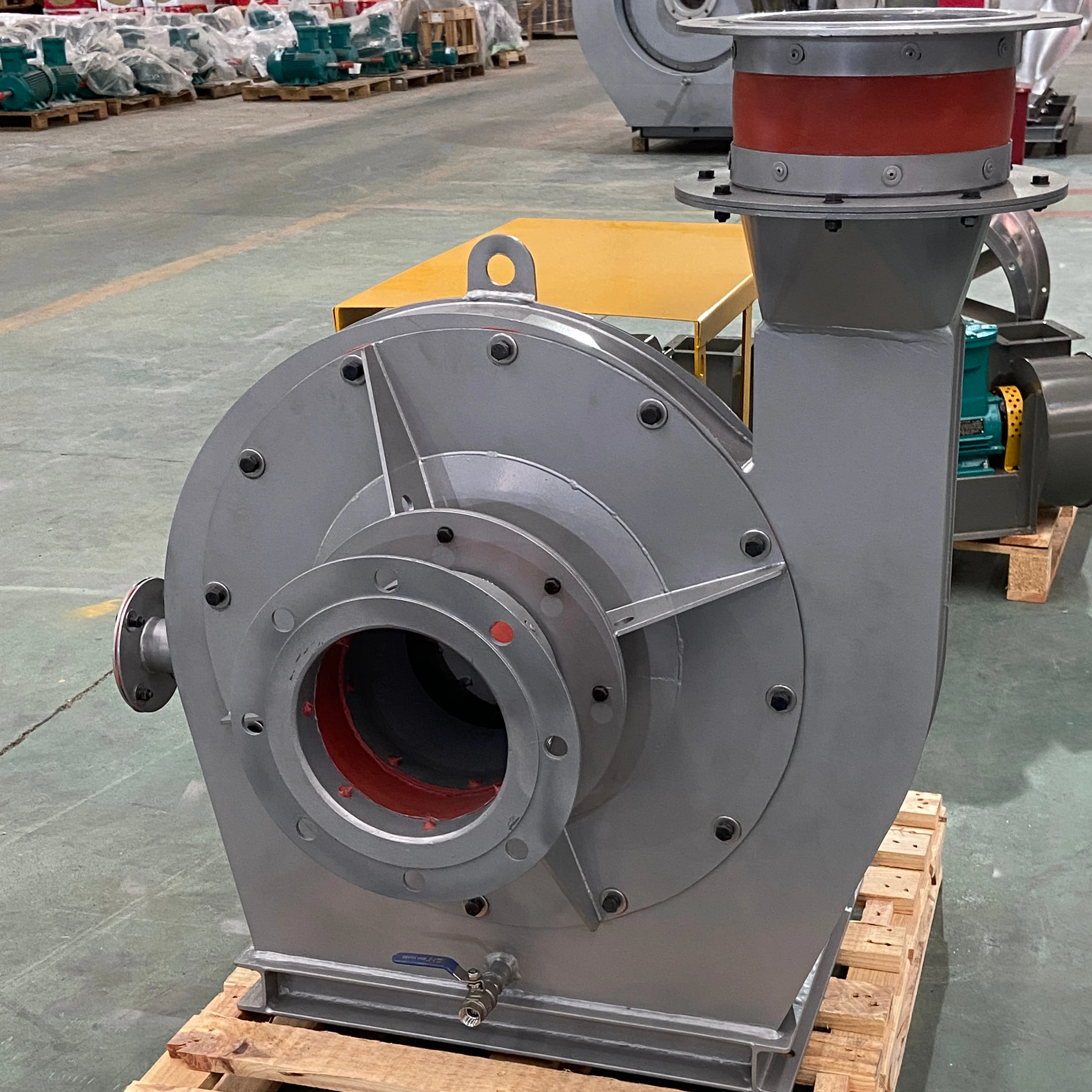 9-19 Centrifugal Silent Duct Fan High Restaurants AC Motor Iron Stainless Steel Free Standing 380V ODM