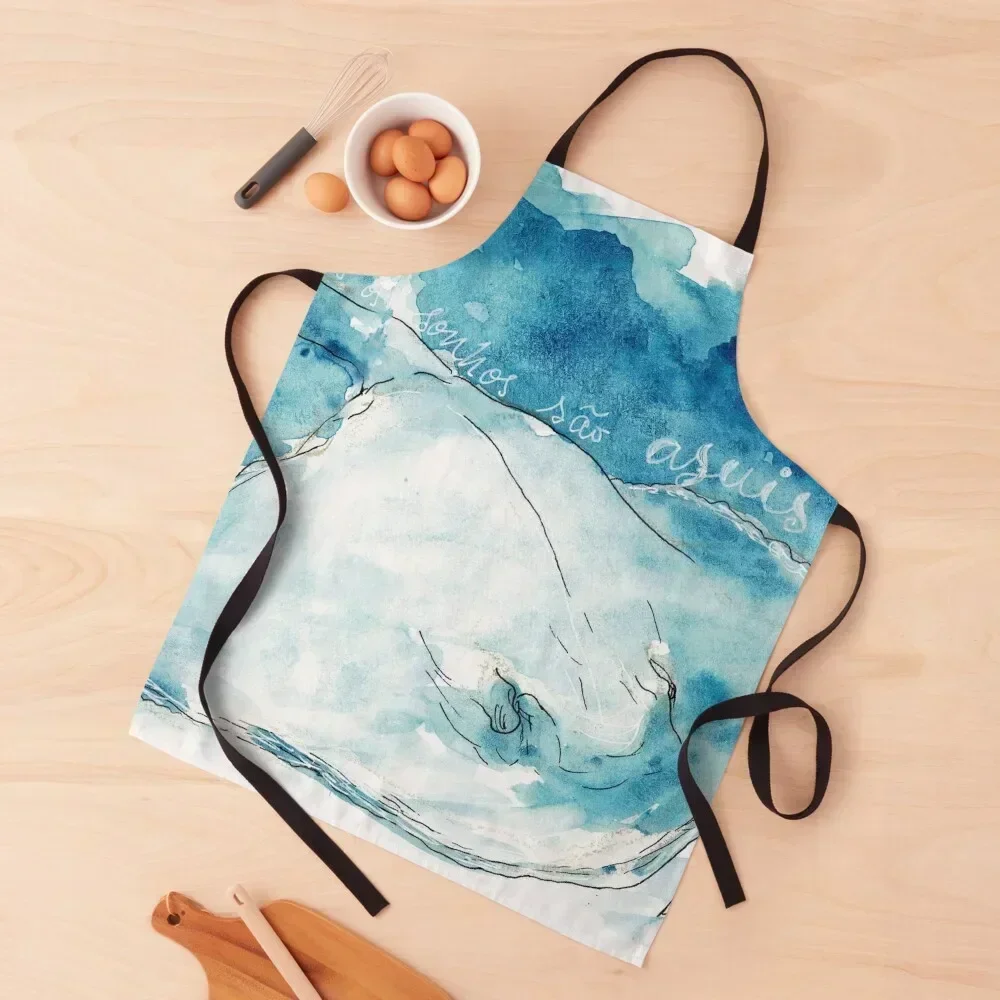 

Underwater blue dream by Agata Biga Apron cooks clothes men Kitchen Household Items Apron