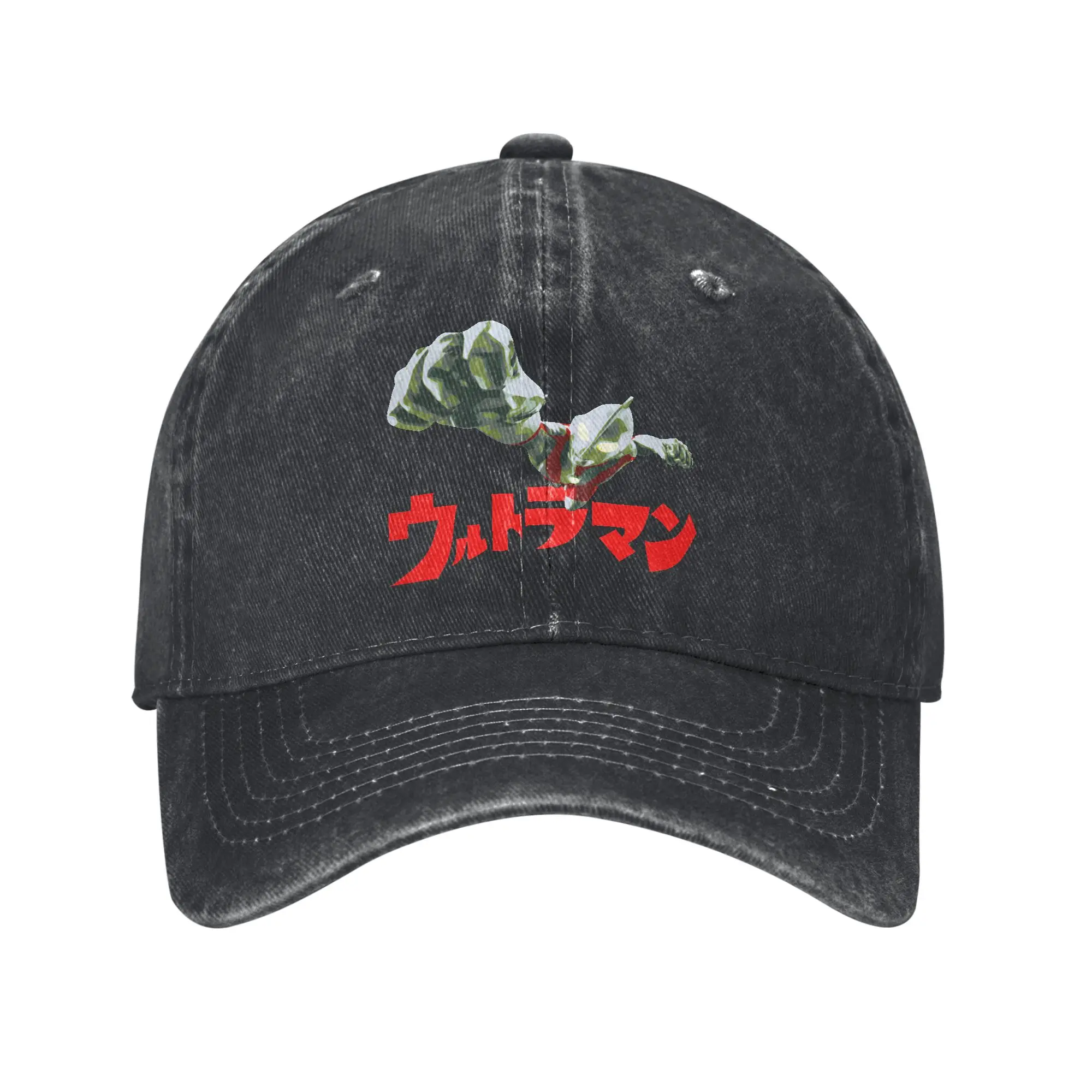 Ultraman Super Hero Japan Men Women Baseball Cap  Distressed Denim Washed Caps Classic Outdoor Running Golf Gift Snapback Hat