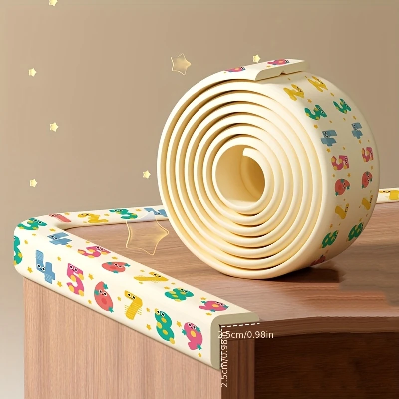 

1 roll 2M Cartoon Child Table Corner Bumper Strips Foam Furniture Edge Guards Baby Safety Anti-Collision Edge Protector