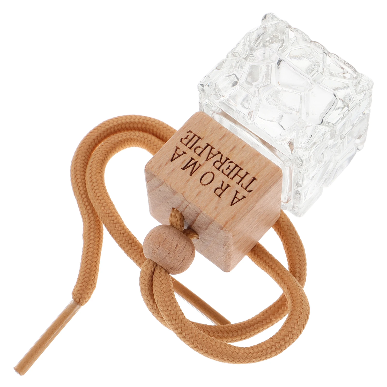 

8Ml Air Freshener Bottle Glass Refillable Essential Oil Diffuser Hanging Pendant For Car Interior Aromatherapy Accessory Car