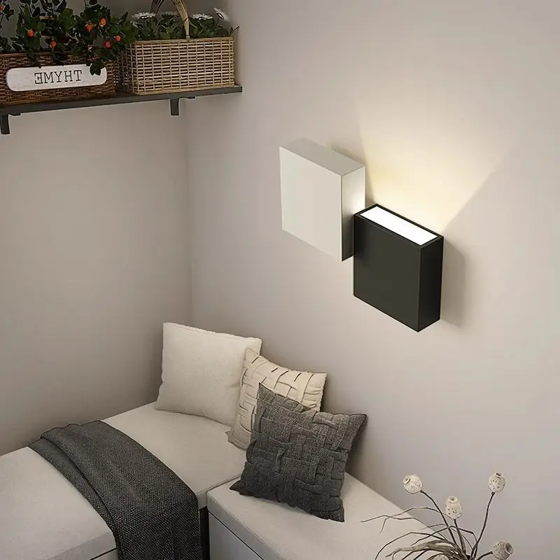 Lampa designerska Kinkiet Lampa ścienna Sypialnia Nocna Listwa Dekoracyjna Lampa Salon TV Lampy ścienne Nowoczesny Minimalistyczny Nordycki Minimalistyczny